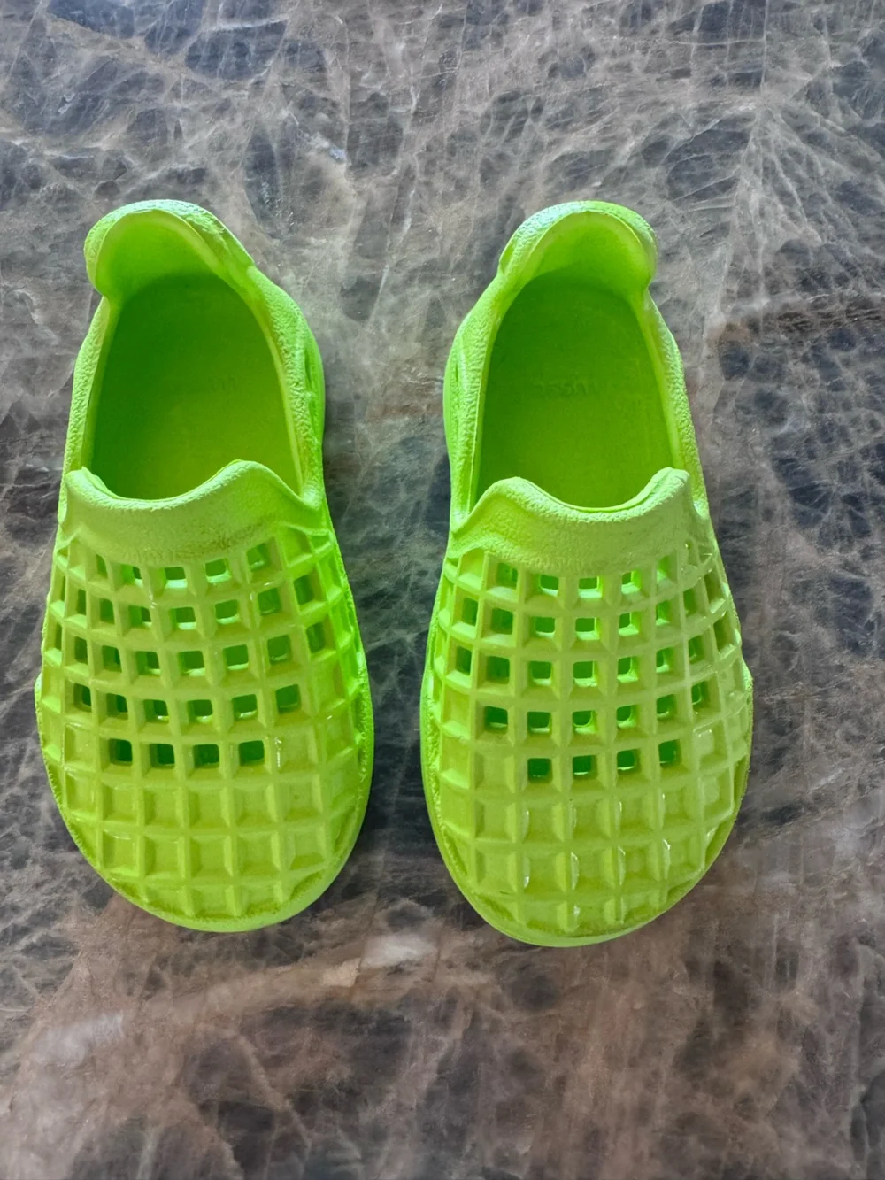 Kids Neon Lime Water Clog - Lightweight Slip-On Water Shoe